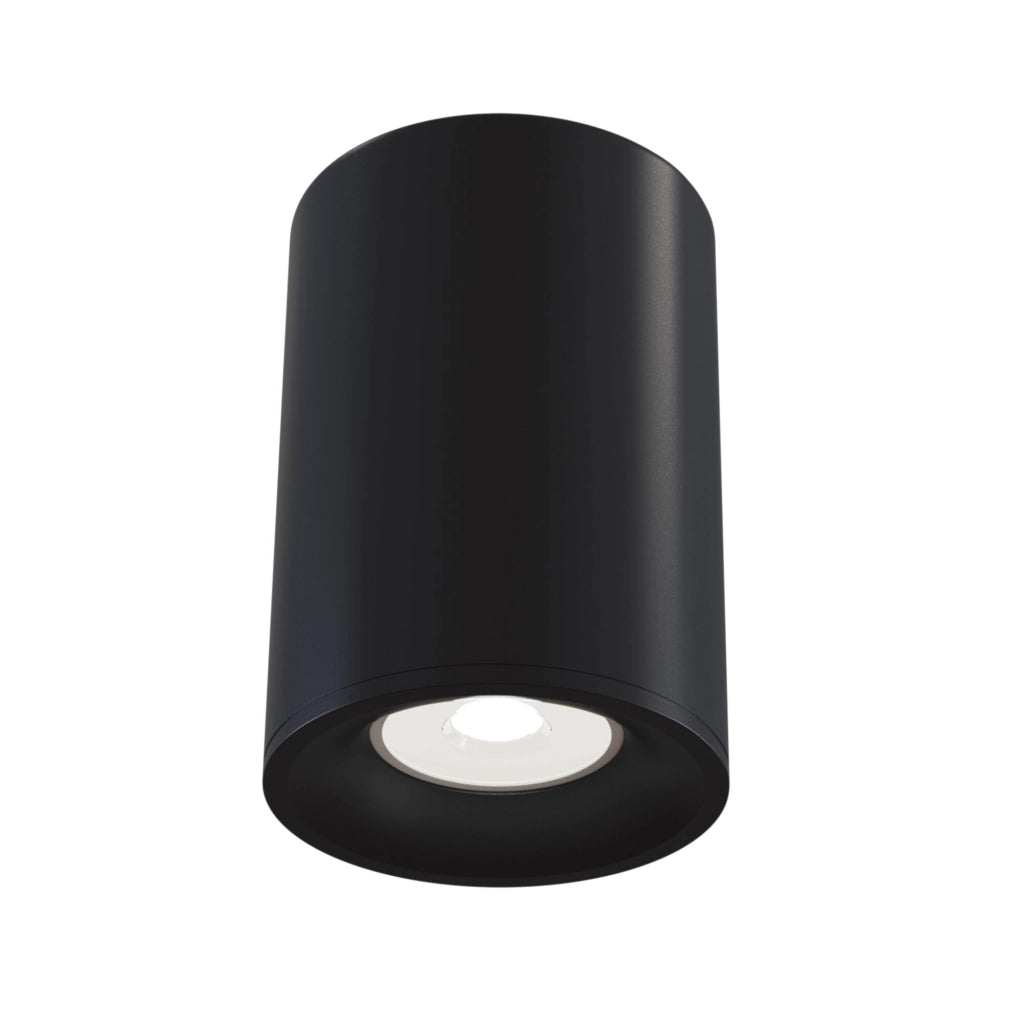 Plafoniera da soffitto Maytoni Slim C012CL-01B nera GU10