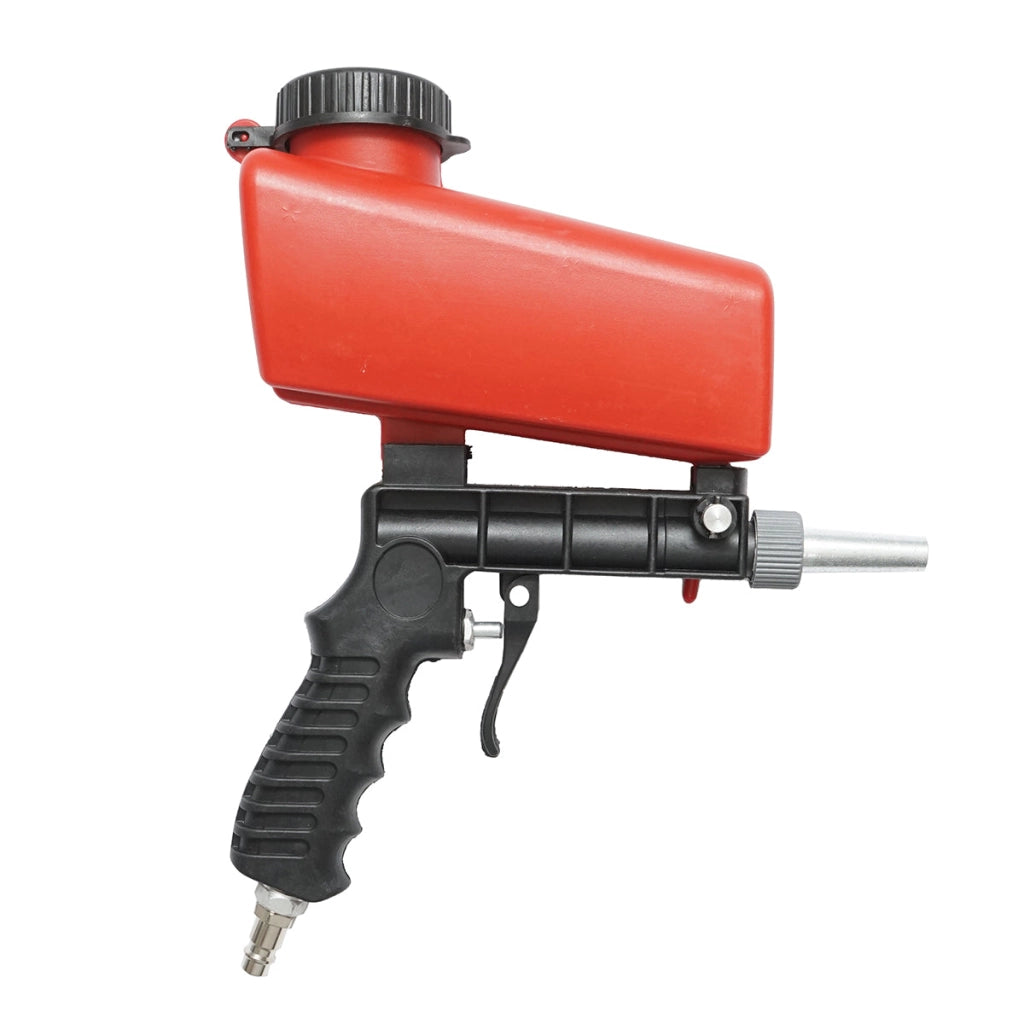 Pistola sabbiatrice con serbatoio da 600 ml, attacco rapido da 1/4