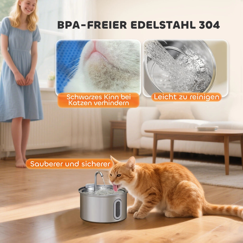 Fontana per Gatti 2.5L ¨C Minimal ¨C 19.4x19.4x18.7 cm