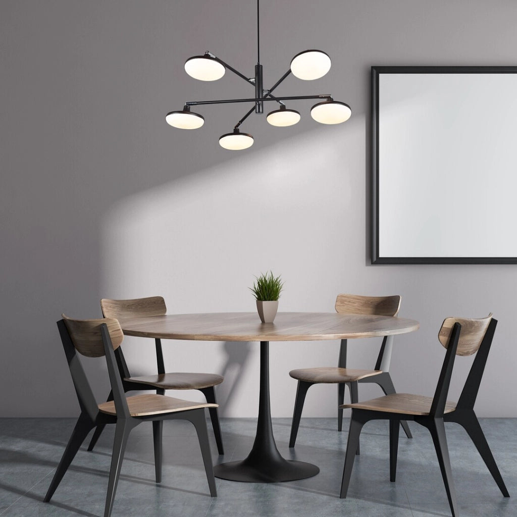 Lampada a sospensione LED Madi Rabalux 24W nera Ø60