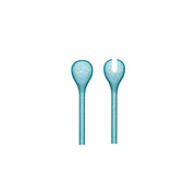 Posate da insalata turquoise Memento Synth in metacrilato