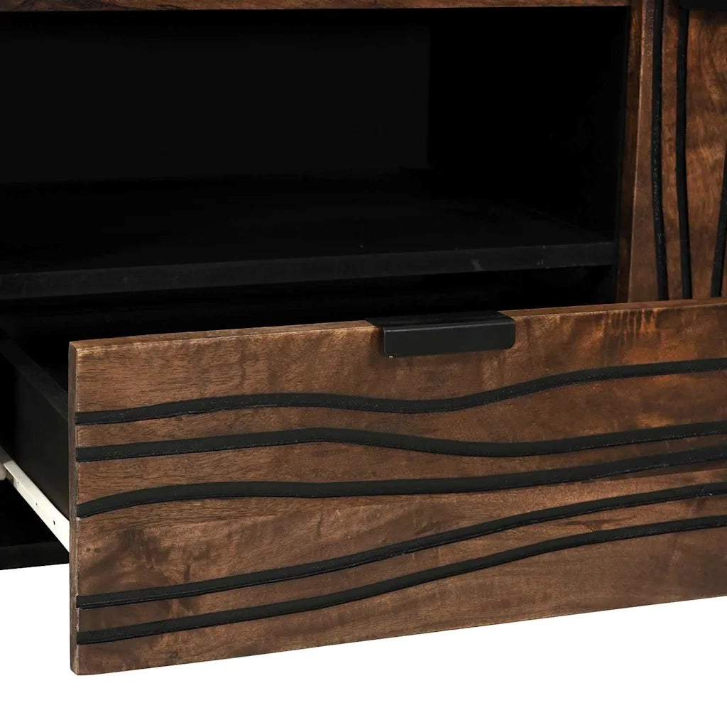 Unità TV con cassetto Noce 105 x 33 x 46 cm Legno multistrato 4018022
