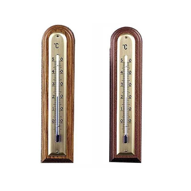 Termometro Legno Arrot. Noce Scuro 101439 Moller