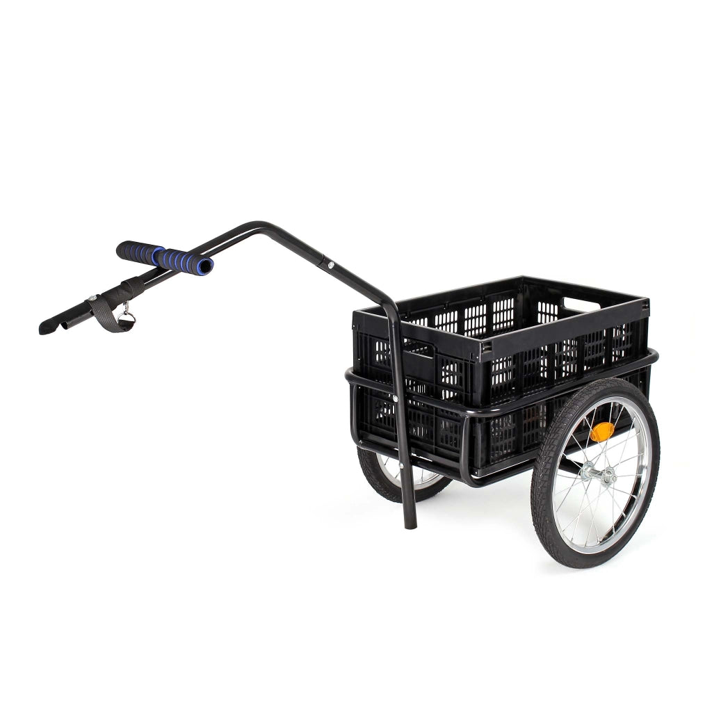 Rimorchio per bici per carichi fino a 50 kg Carrello bicicletta Con pneumatici Carretto a mano