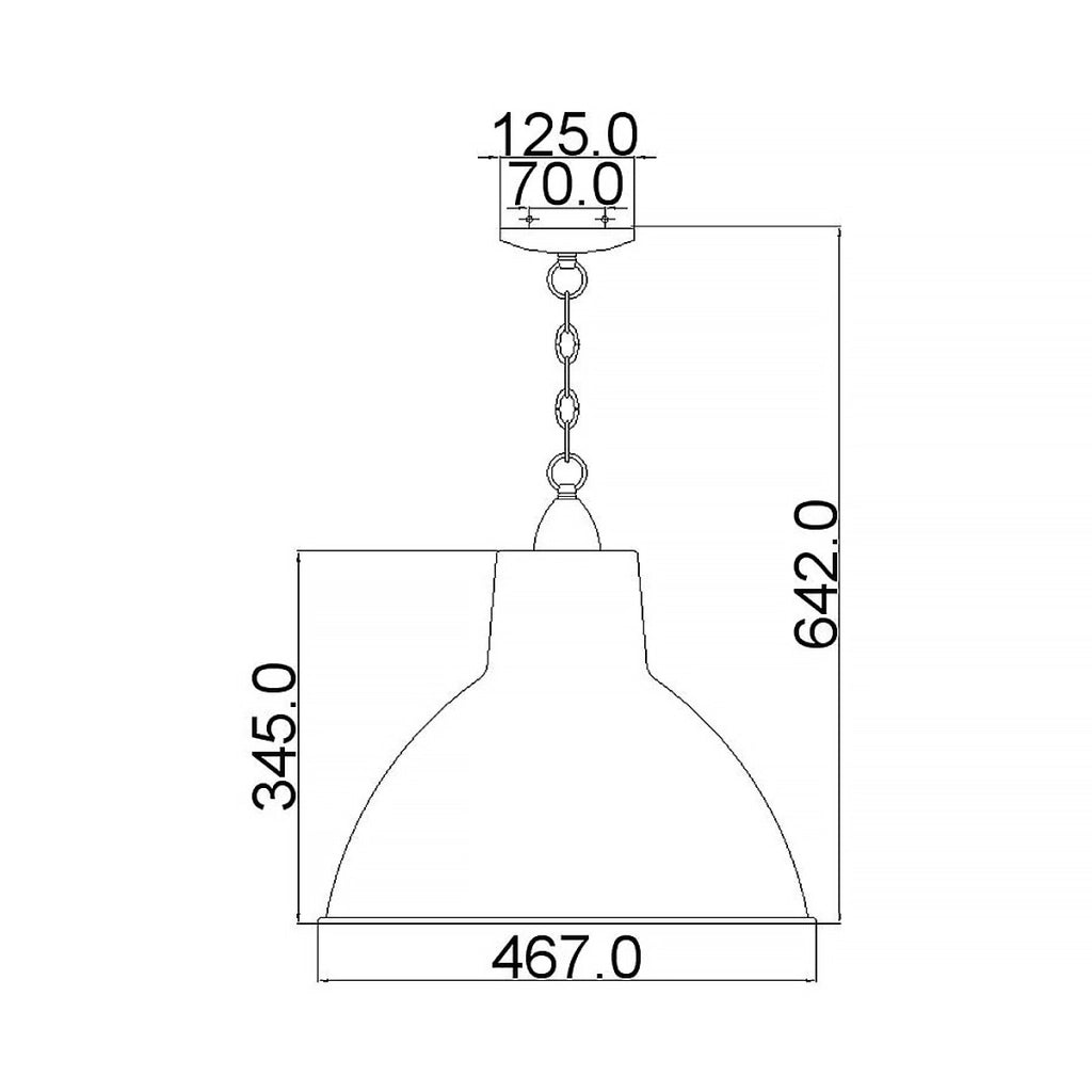 Lampada a sospensione Missoula pewter E27 60W Kichler