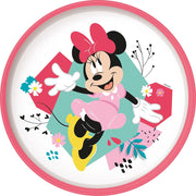 Piatto piano per bambine in plastica Minnie