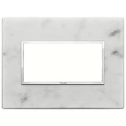 VIMAR EIKON - PLACCA 4M BIANCO DI CARRARA