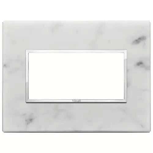 VIMAR EIKON - PLACCA 4M BIANCO DI CARRARA