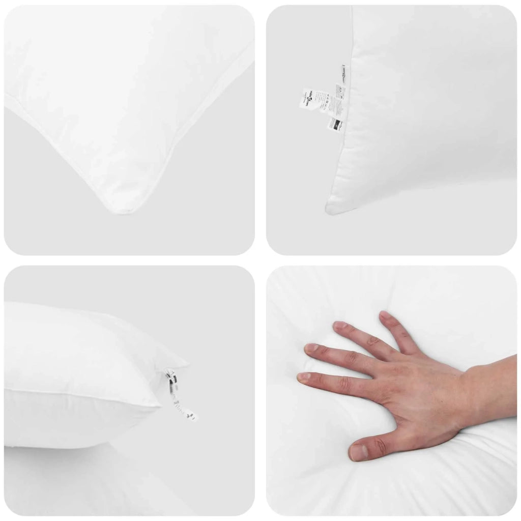 Piumone con cuscino 3 pcs Bianco Microfibra 3377682