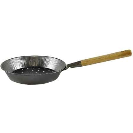 CALDARROSTIERA CON MANICO LEGNO Ø 30 cm