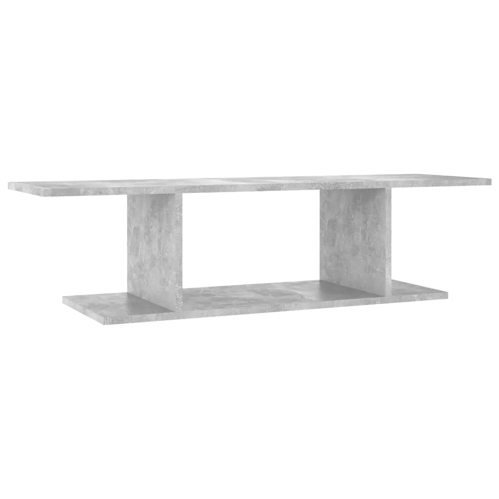 Mobile Porta TV a Parete-Mobile per TV-Credenza TV Grigio Cemento 103x30x26,5 cm