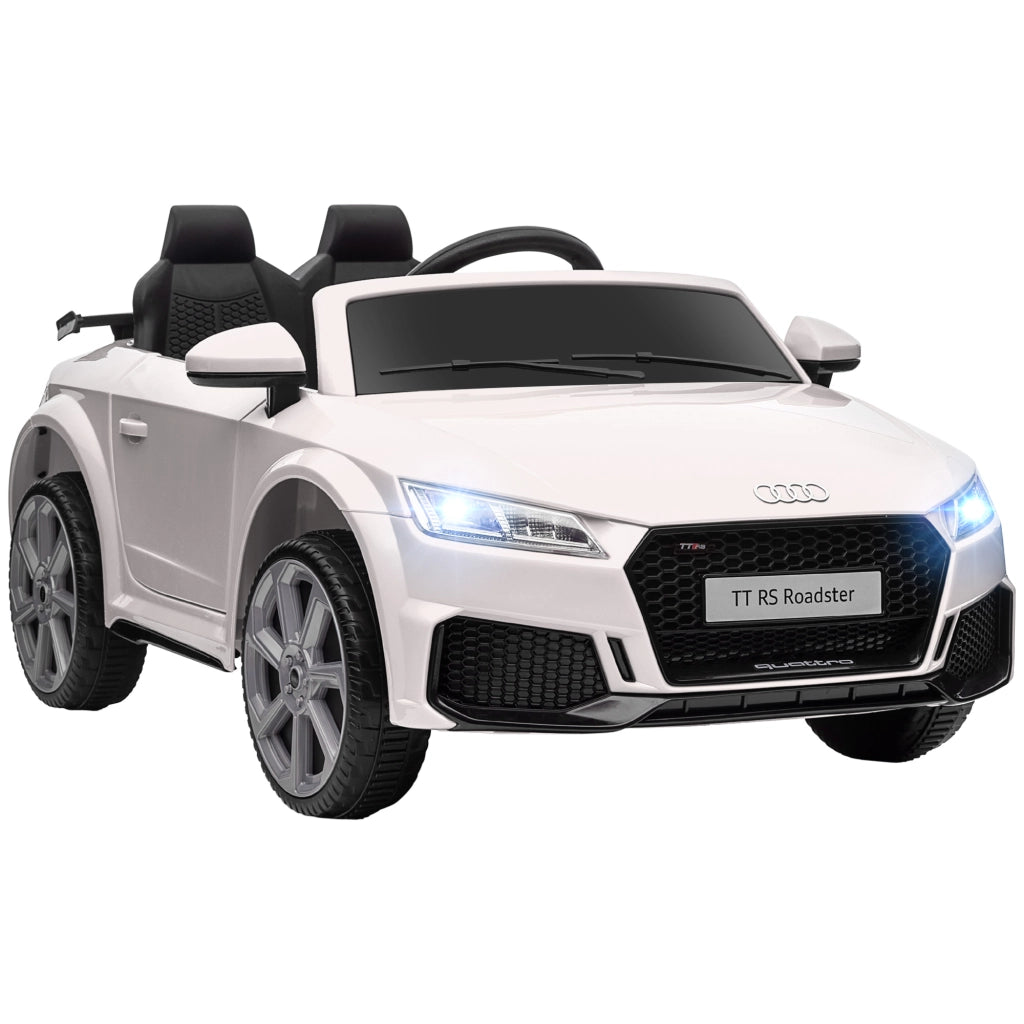 Macchina Elettrica per Bambini 12V con Licenza Audi TT Bianco
