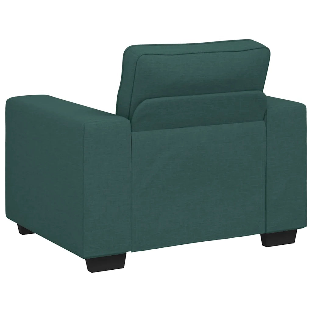 Poltrona Verde Scuro 100x77x82 cm in Tessuto 4105151