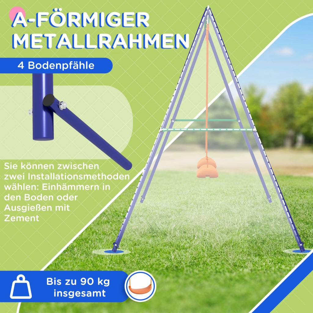 Altalena per bambini con 2 posti ¨C Minimal ¨C 2,7x1,6x1,8 m