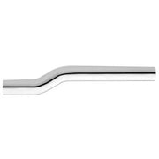 CANOTTO ECCENTRICO PER WC IN OTTONE CROMATO ø30x300