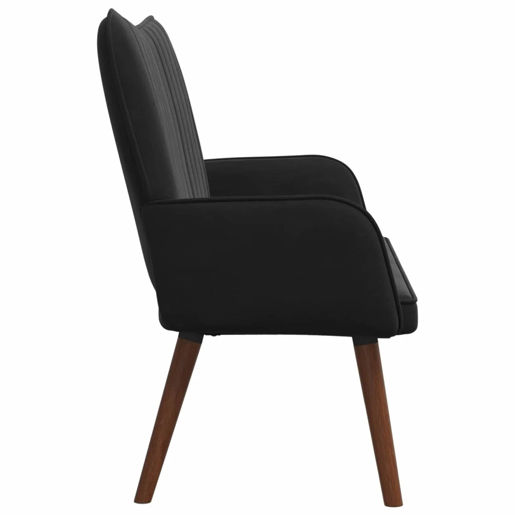Divano | Divano da soggiorno | Sofa a Due Posti Nero 115 x 61 x 87 cm Velluto