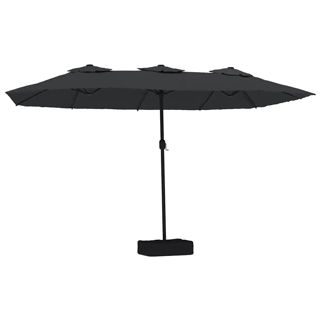 Ombrello | Parasolne a Doppia Testa Nero 449x265 cm