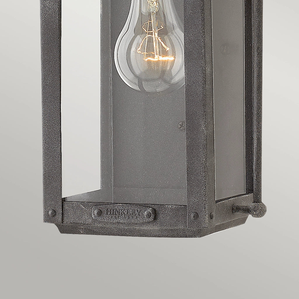 Applique esterna Anchorage zinco anticato E27 60W Quintiesse