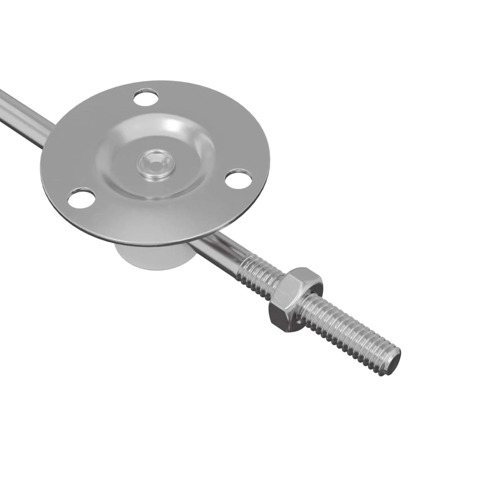 Cerniera a supporto per coperchio 2 pcs Argento Ferro 864844