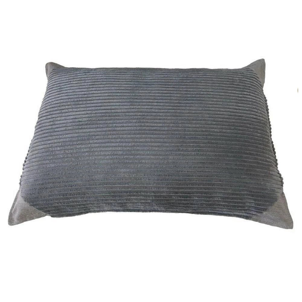 Cuscino sfoderabile per cani elegance velluto grey 110 cm