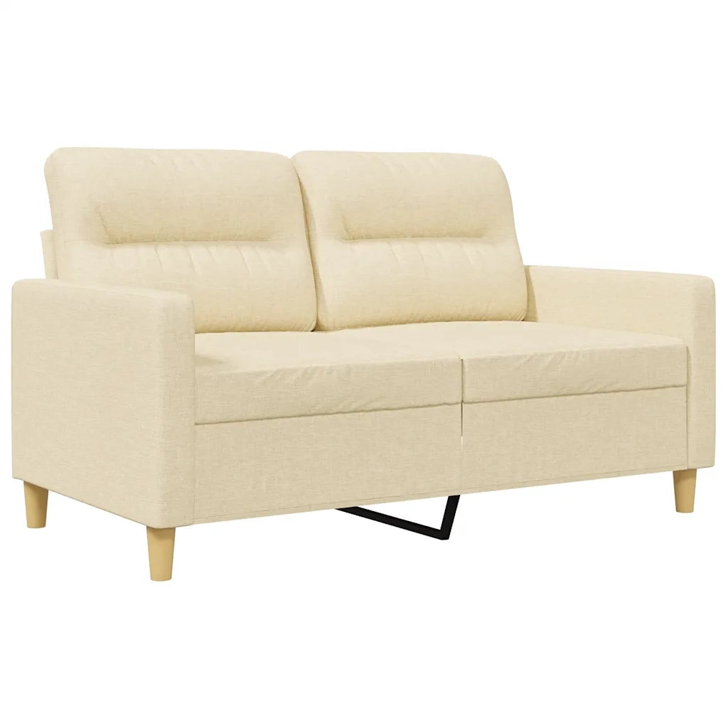 Divano a 2 Posti-Sofa 2 Posti Crema 120 cm in Tessuto 143161