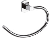 Portasalvietta ad anello con supporto cromato - serie forma