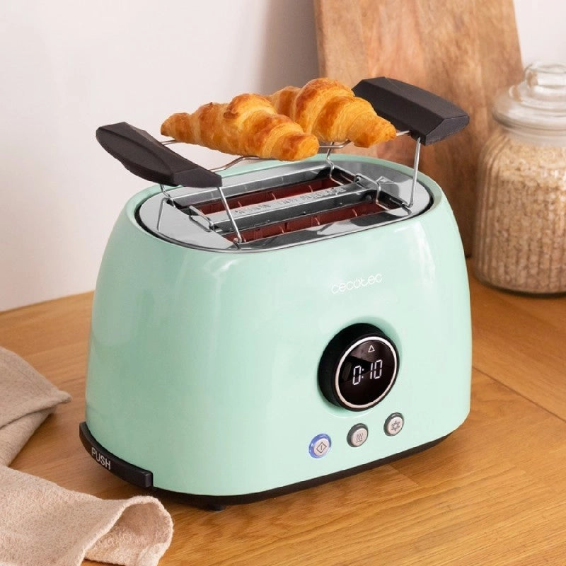 CECOTEC 03105 - Tostapane verticale Digitale ClassicToast 8000 Blue Double