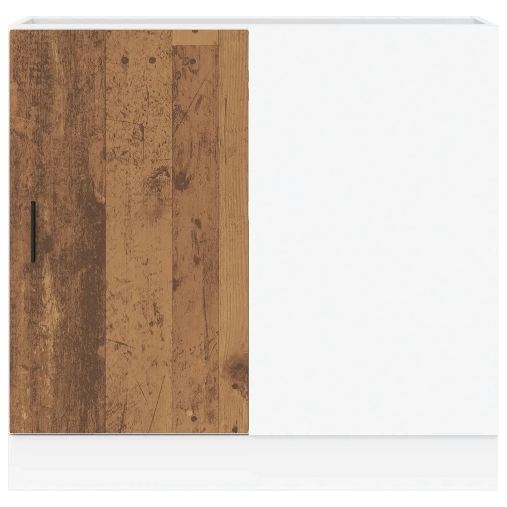Mobile Base Lavello “Lyon” Legno Antico in Legno Multistrato 854296