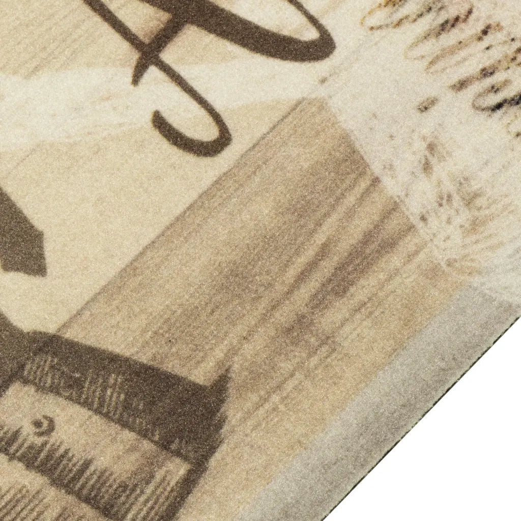 Tappeto del soggiorno | Tappeto da Cucina Lavabile Marrone Caff¨¨ 60x180 cm in Velluto