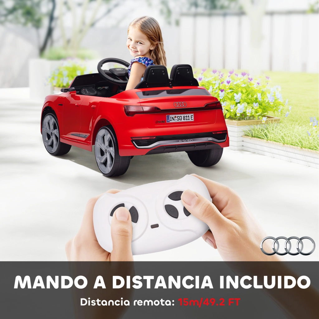 Auto Elettrica per Bambini Audi Q8 e-tron Sportback ¨C Minimal ¨C Rosso