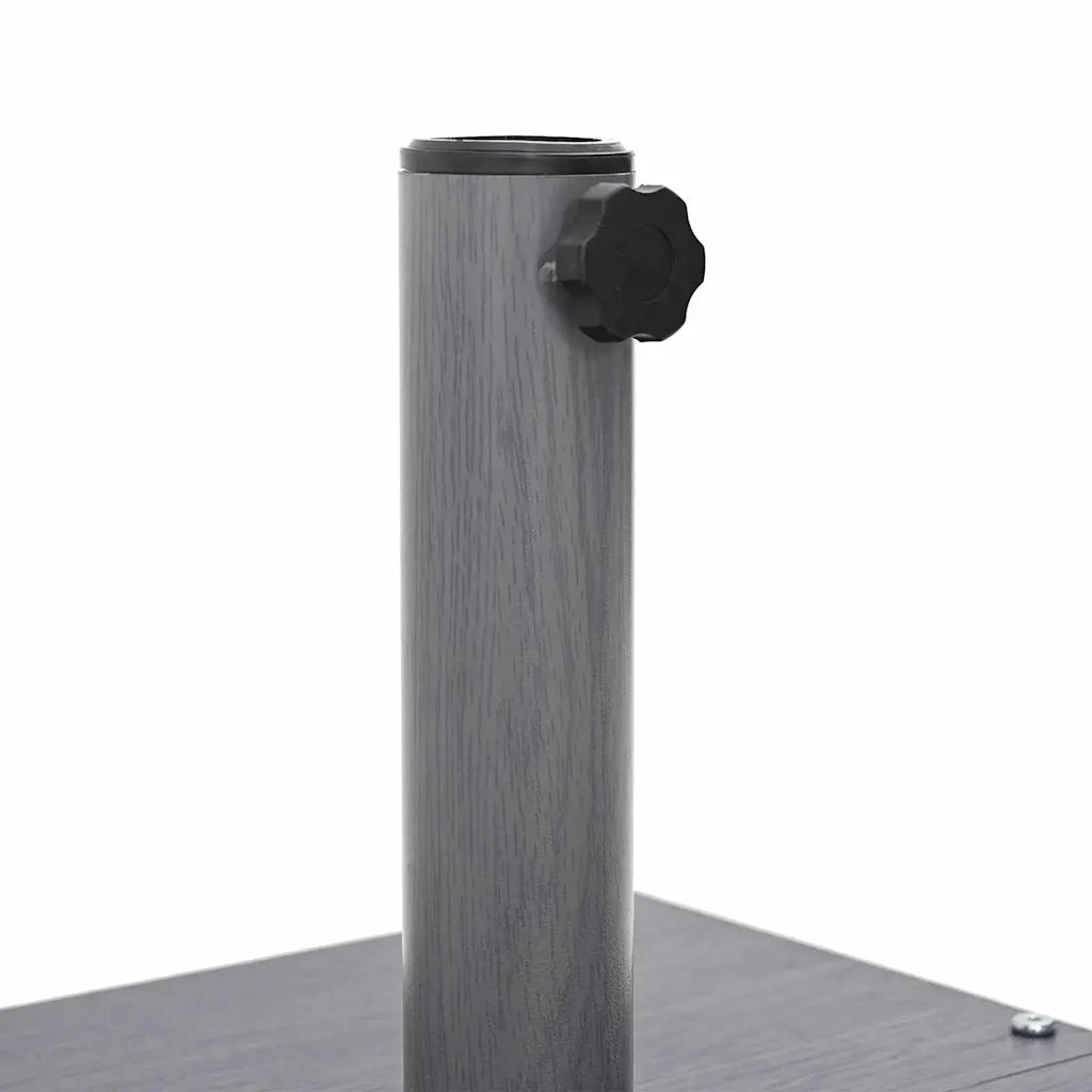 Base per ombrellone Aspetto Legno Grigio Scuro 42009948