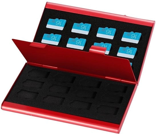 Organizzatore di Memorie in Alluminio con Porta Oggetti