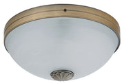 Plafoniera Rabalux Orchidea 33cm 2xE27 vetro bruno
