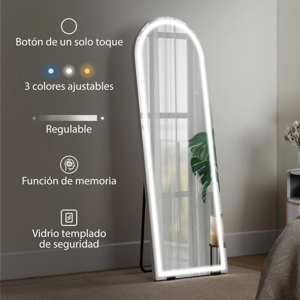 Specchio da Parete ¨C Minimal ¨C Grigio 150x50cm