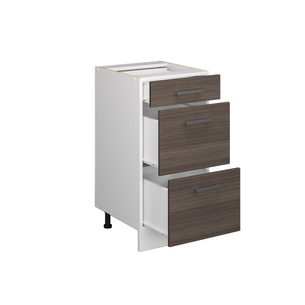 Vicco Mobiletto base per cucina Grigio 40 cm con cassetti, PL Antracite