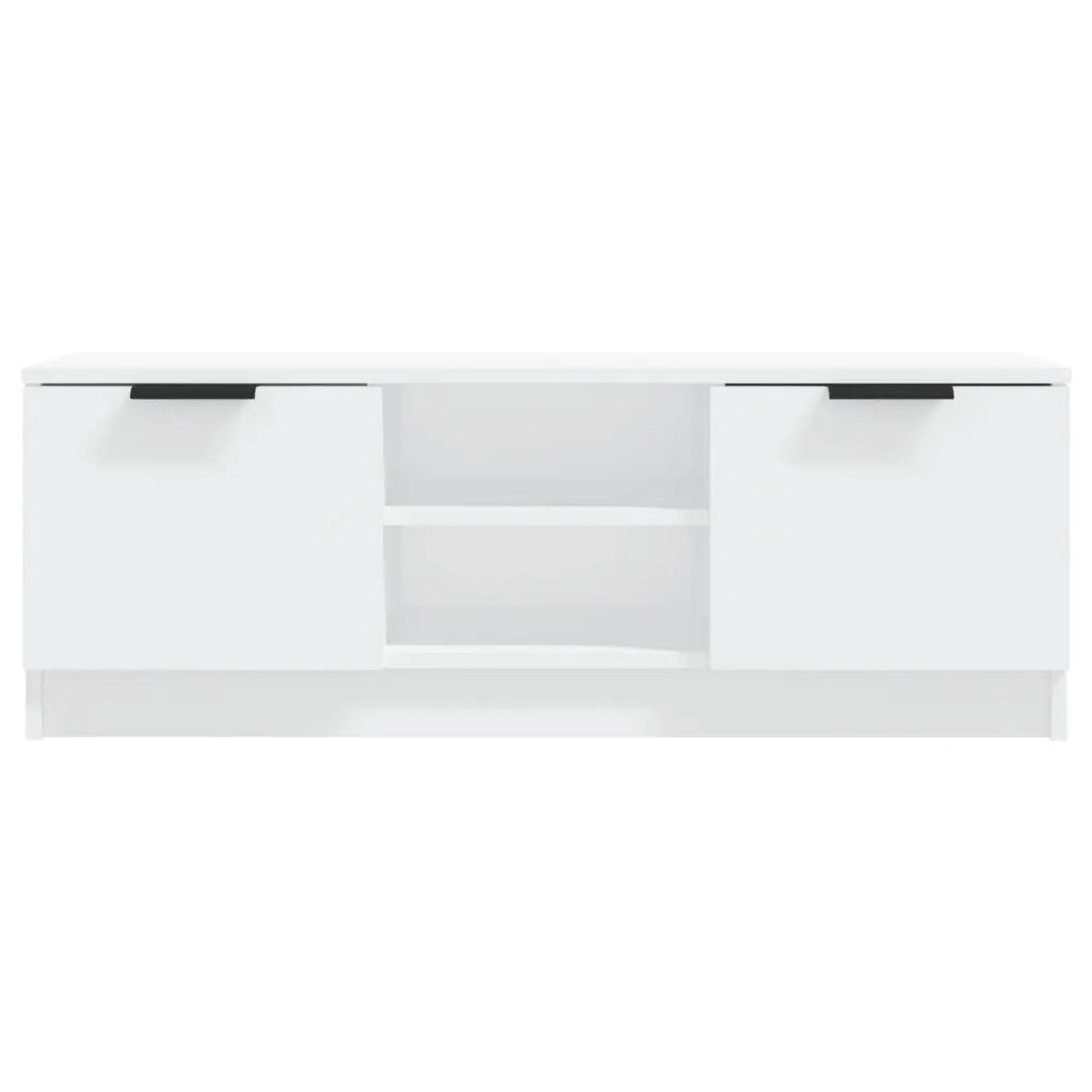 Mobile Porta TV-Mobile per TV-Credenza TV Bianco 102x35x36,5 cm in Legno Multistrato
