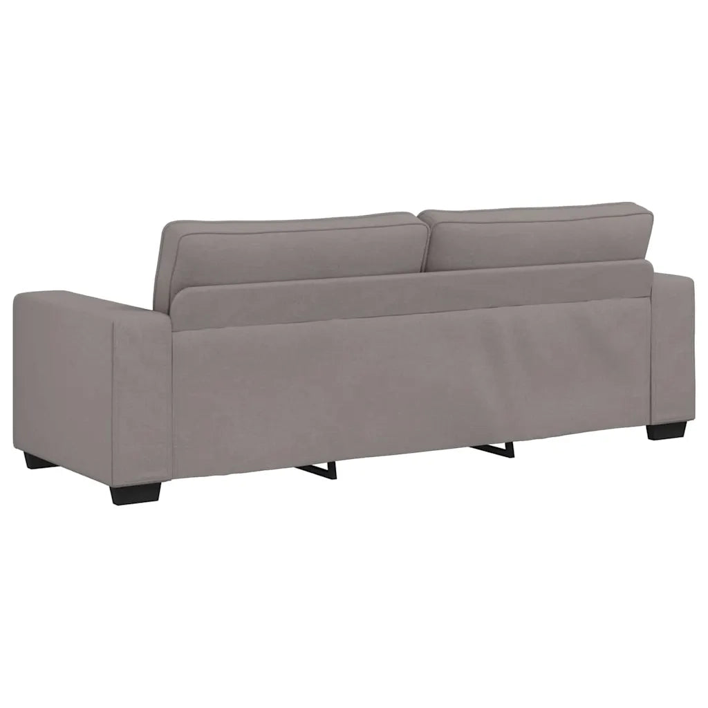 Set di Divani 2 pz con Cuscini Tortora in Tessuto 3324737