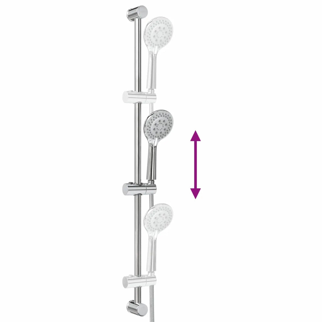 Set di Sistema Doccia Cromato 101 cm Acciaio Inox CFW6135048