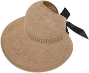 Cappello da sole a strisce aperto