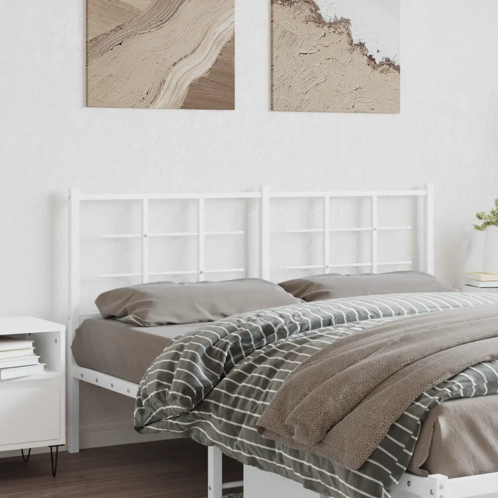 Testiera di Ricambio in Metallo Bianco 160 cm 355645
