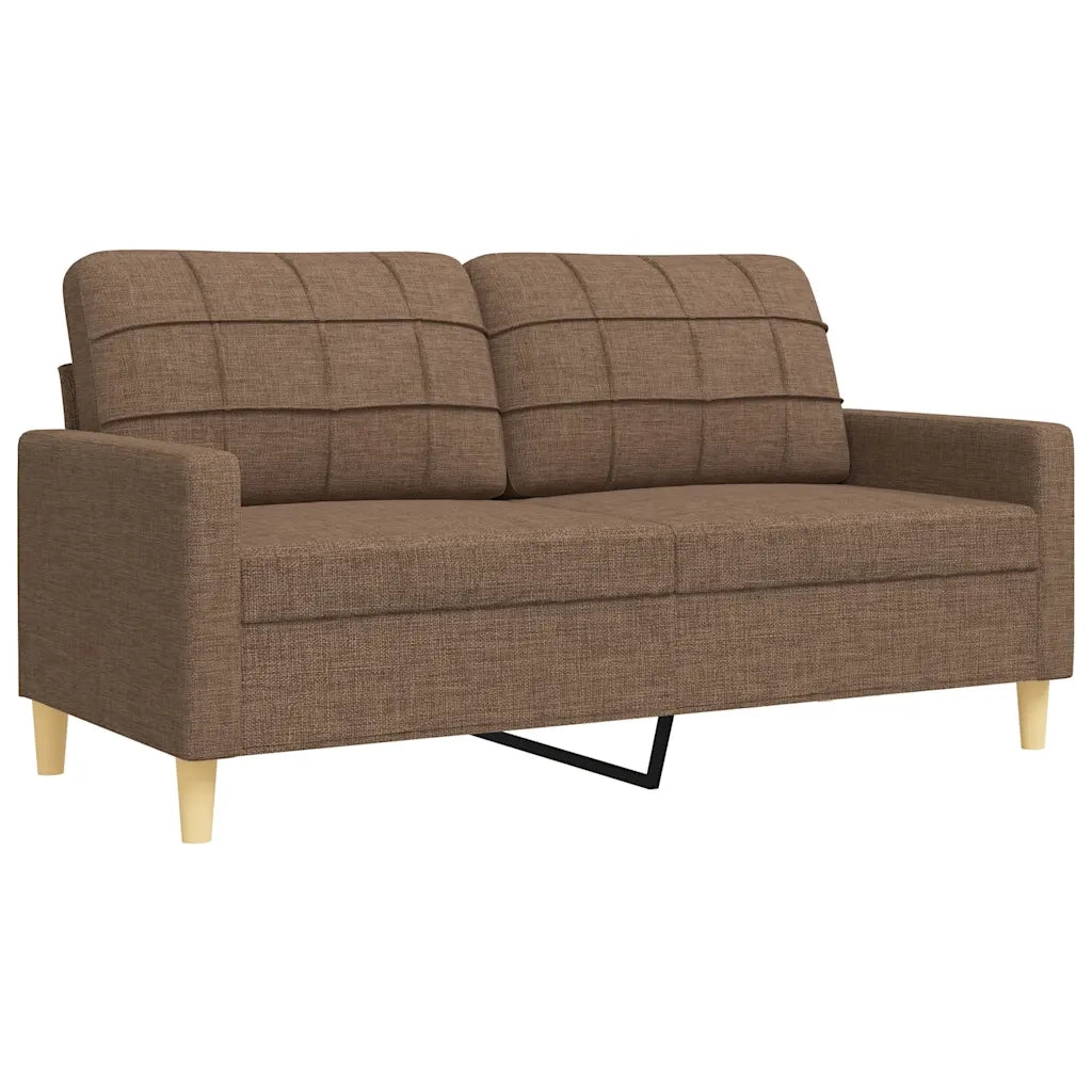 Set di Divani 3 pz Marrone in Tessuto 3278290