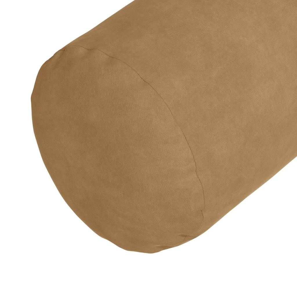 Cuscini a rullo 2 pcs Marrone Ø 15 x 40 cm Tessuto in Cords 42014293