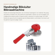Manuale Bliksluiter con Maniglia Ergonomica - Blicchiere - Accessori Cucina - Materiale IZER/ABS - Facile da Utilizzare - Blicchiere Manuale