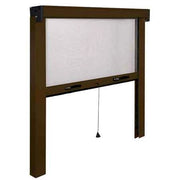 ZANZARIERA AVVOLGIBILE VERTICALE 140x160 cm - Bronzo
