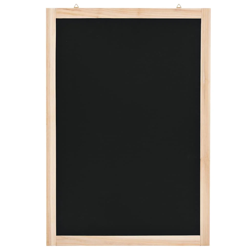Decorazione murale in legno di cedro 40 x 60 cm nero 02_0045533
