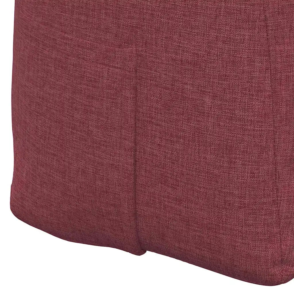 Cuscino per Schiena Rosso Vino 140 x 24 x 50 cm Tessuto 42014502