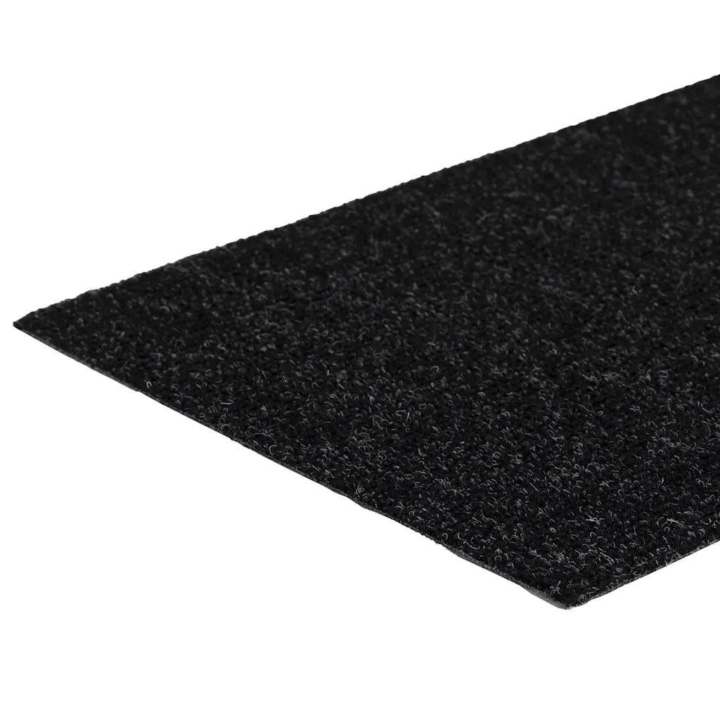 Tappetini per scale autoadesivi 30 pz 60x25 cm neri rettangolari 3365705