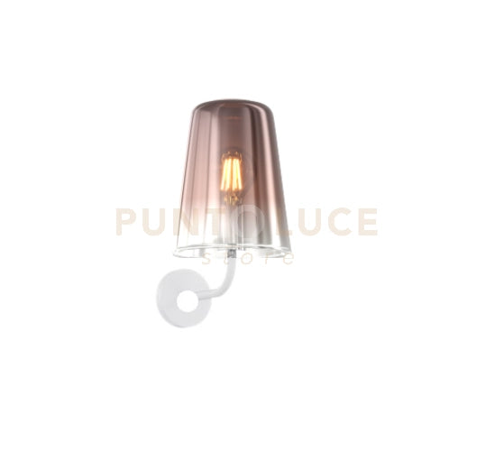 APPLIQUE BIANCO 1 LUCE RAME 1164BI-AT-RA