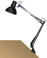 Lampada da scrivania a morsetto nera E27 Arno Rabalux 4215