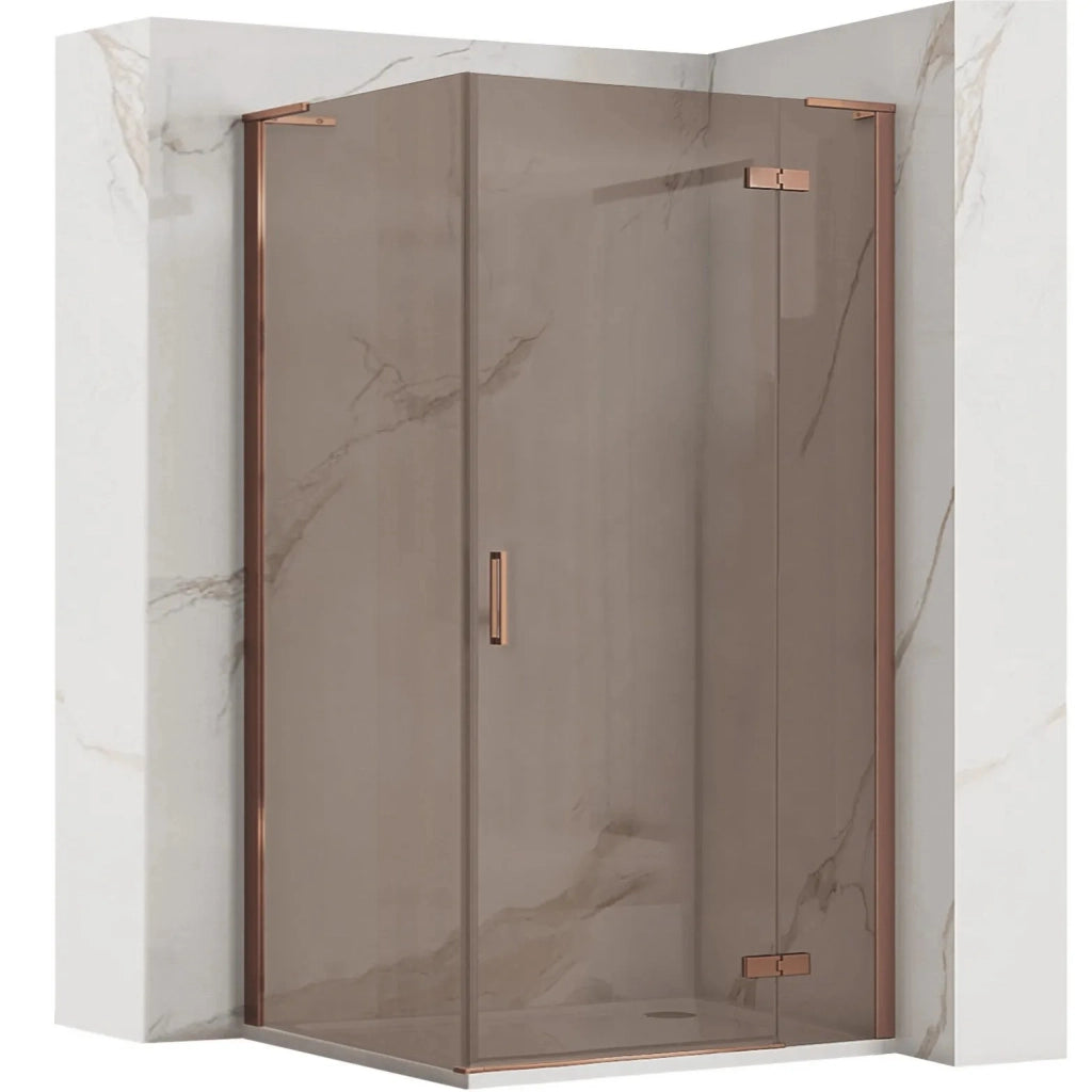 Cabina Doccia Rea Hugo 90x80 Copper Brush